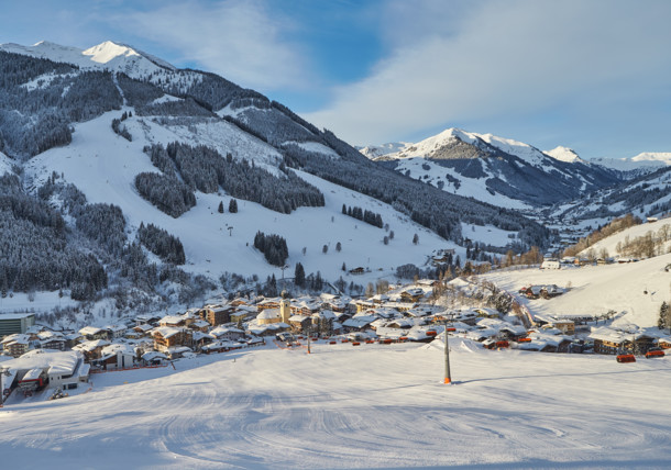     Saalbach village in winter 